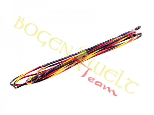 Flex Bowstring 8125 Supra Black-Yellow-Red